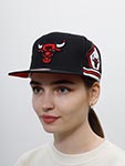 Бейсболка MITCHELL NESS арт. 6HSSLD21011-CBUBLCK Chicago Bulls NBA (черный)